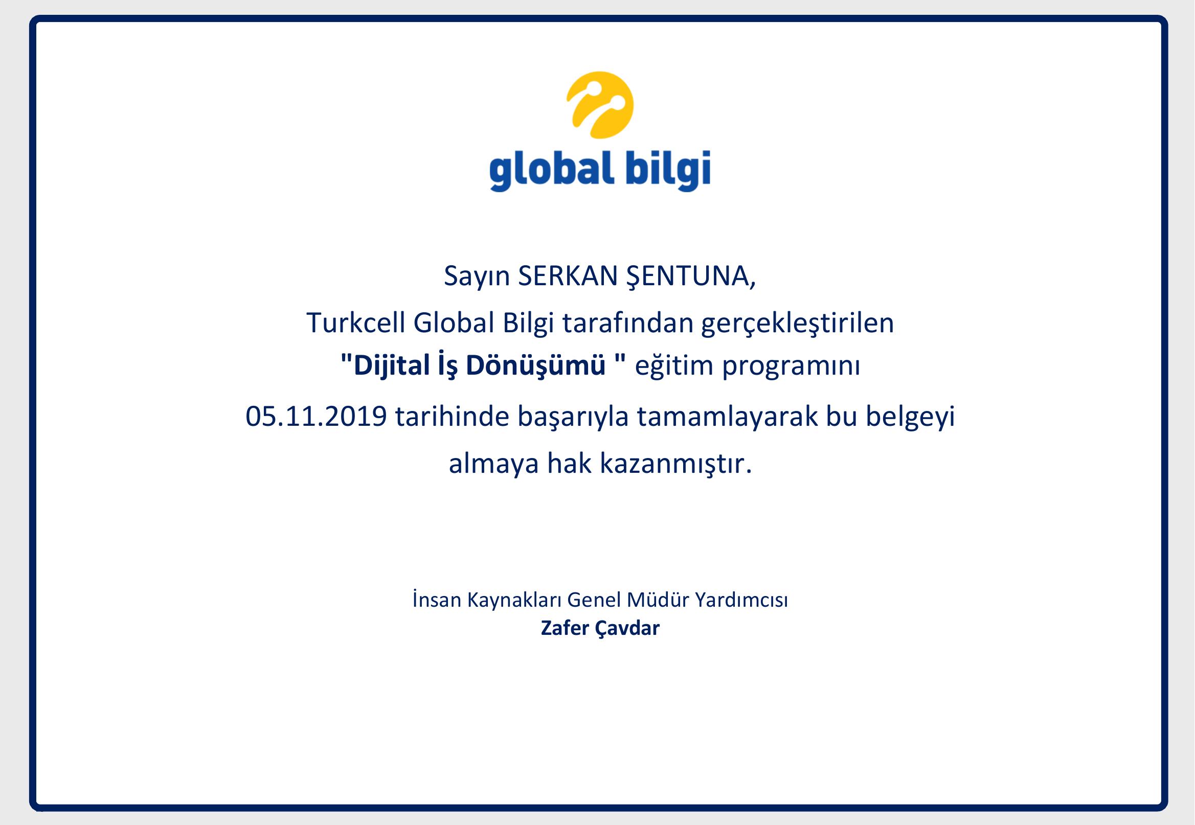 Dijital İş Dönüşümü